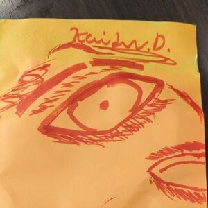 Manga Red and Orange Artistic Jewelry